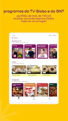Receitas Globo android App screenshot 1